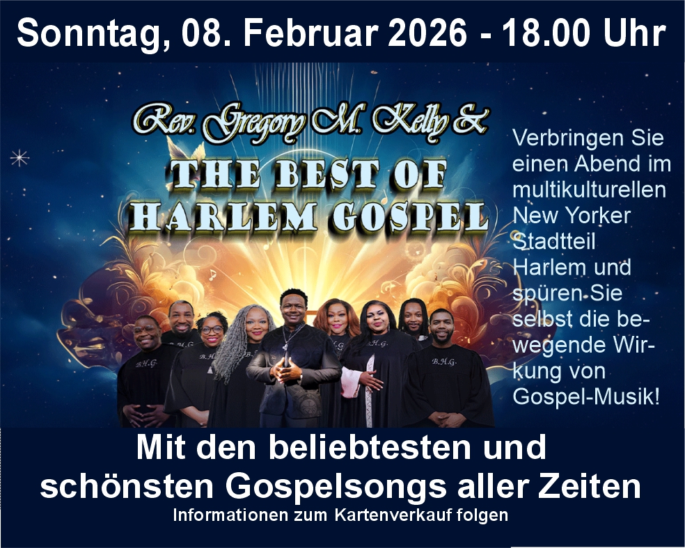 Banner Harlem Gospel 2026