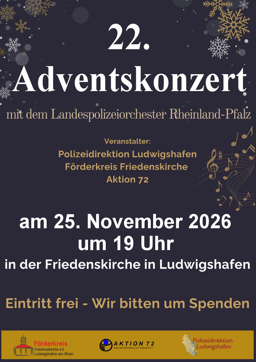 Banner Polizeikonzert 2026